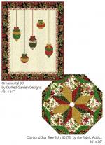 Ornamental & Diamond Star Tree Skirt